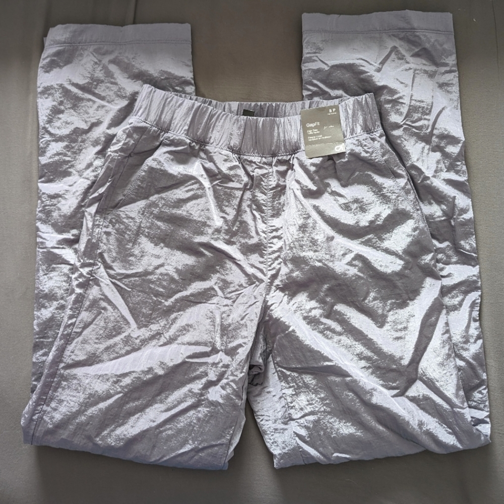 NWT GapFit Fleece lined track pants Size s/p Tall